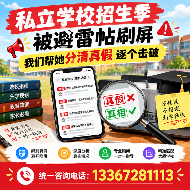 重庆城区小红书舆情合规处置：私立学校招生季被避雷帖刷屏，我们帮她分清真假逐个击破